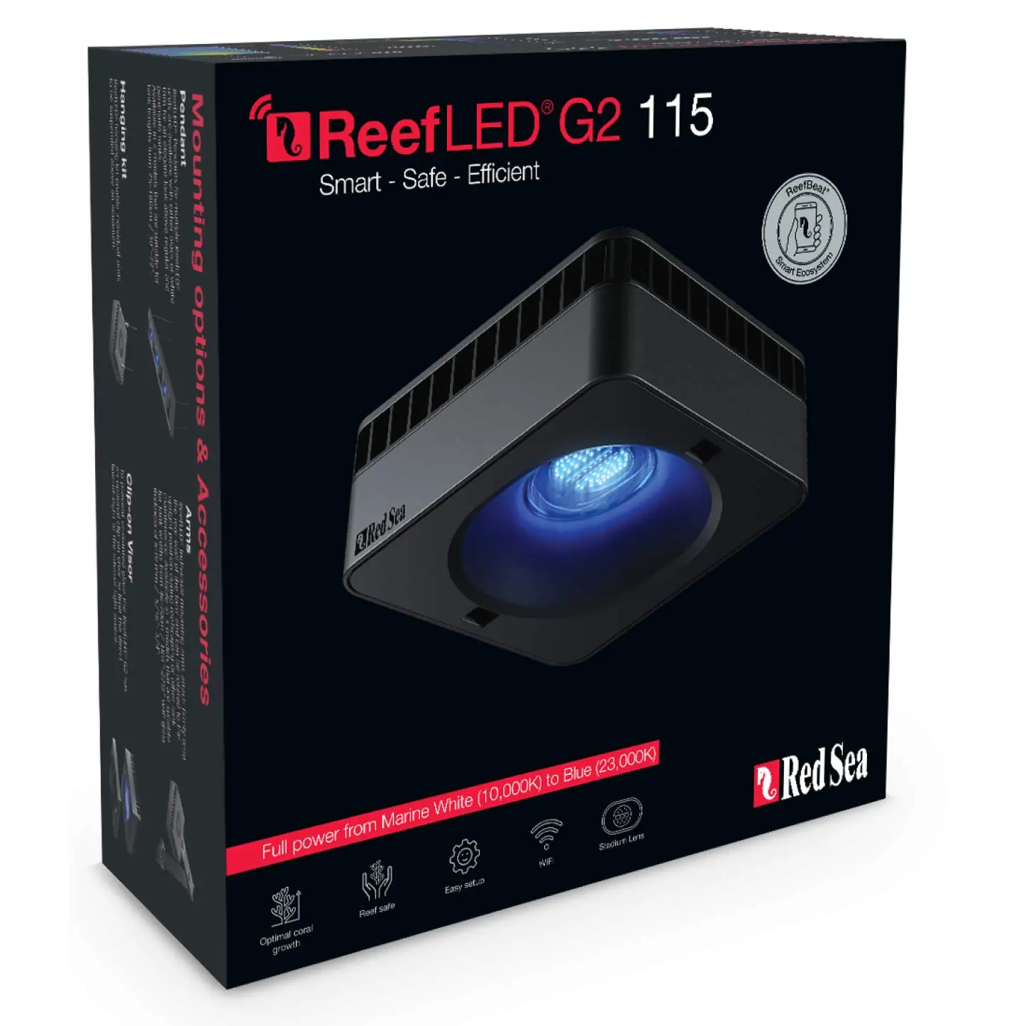 Red Sea REEFLED G2 115 Watt LED Beleuchtung für Meerwasseraquarium + free ICP
