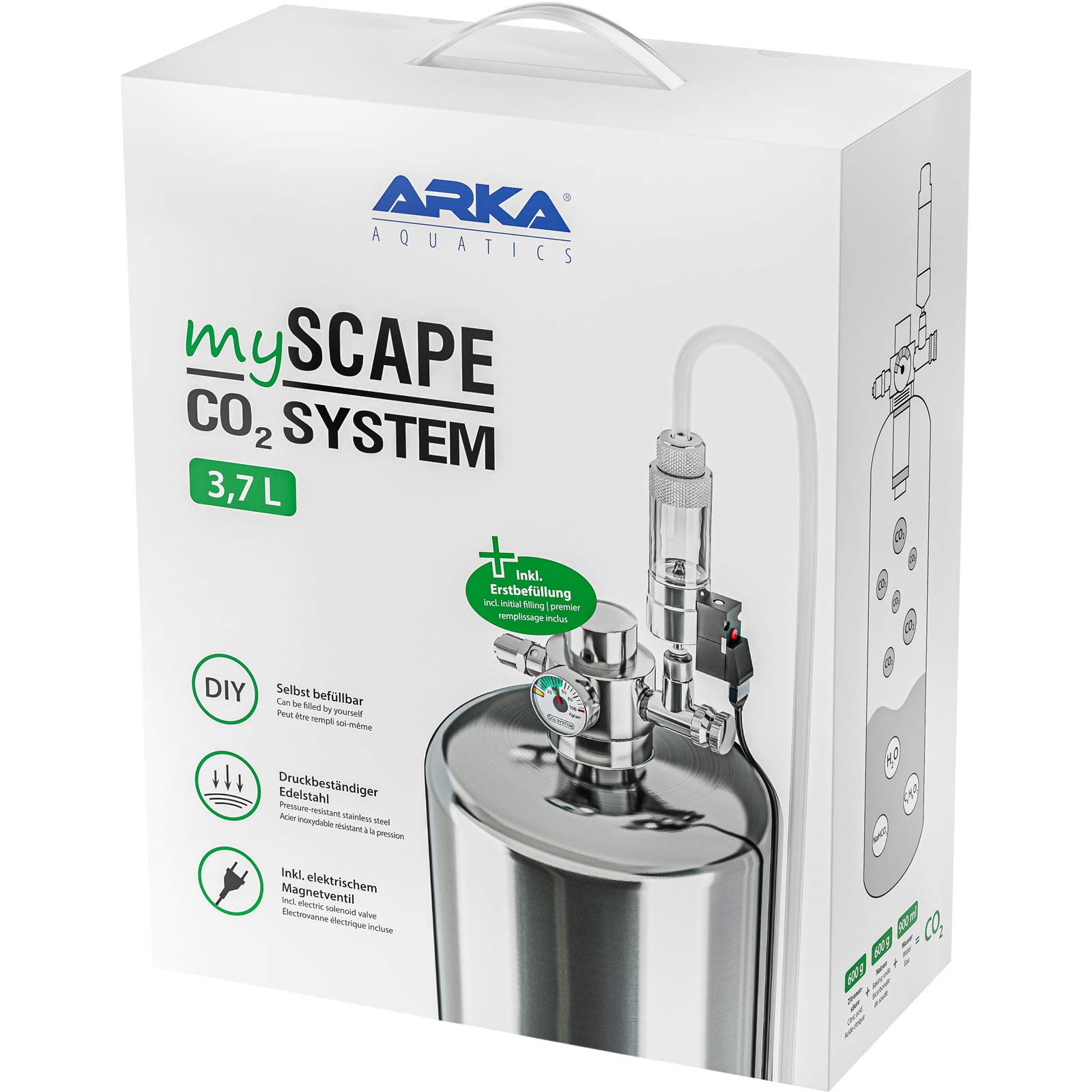 Bild von ARKA mySCAPE-CO2 System 3,7 L