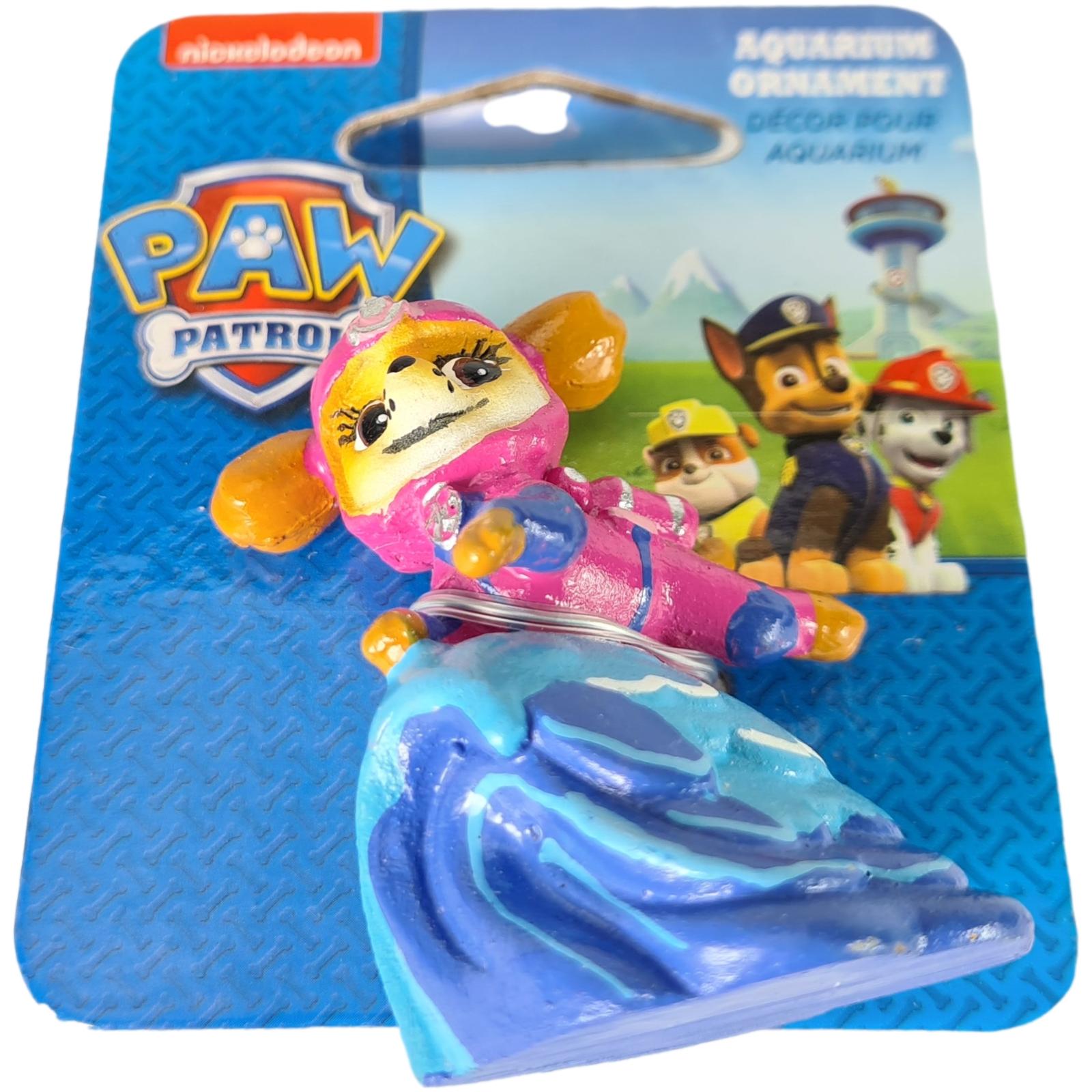 Penn Plax Paw Patrol - Mini Sea Patrol Skye (5,5 cm) | Dekor für das Aquarium