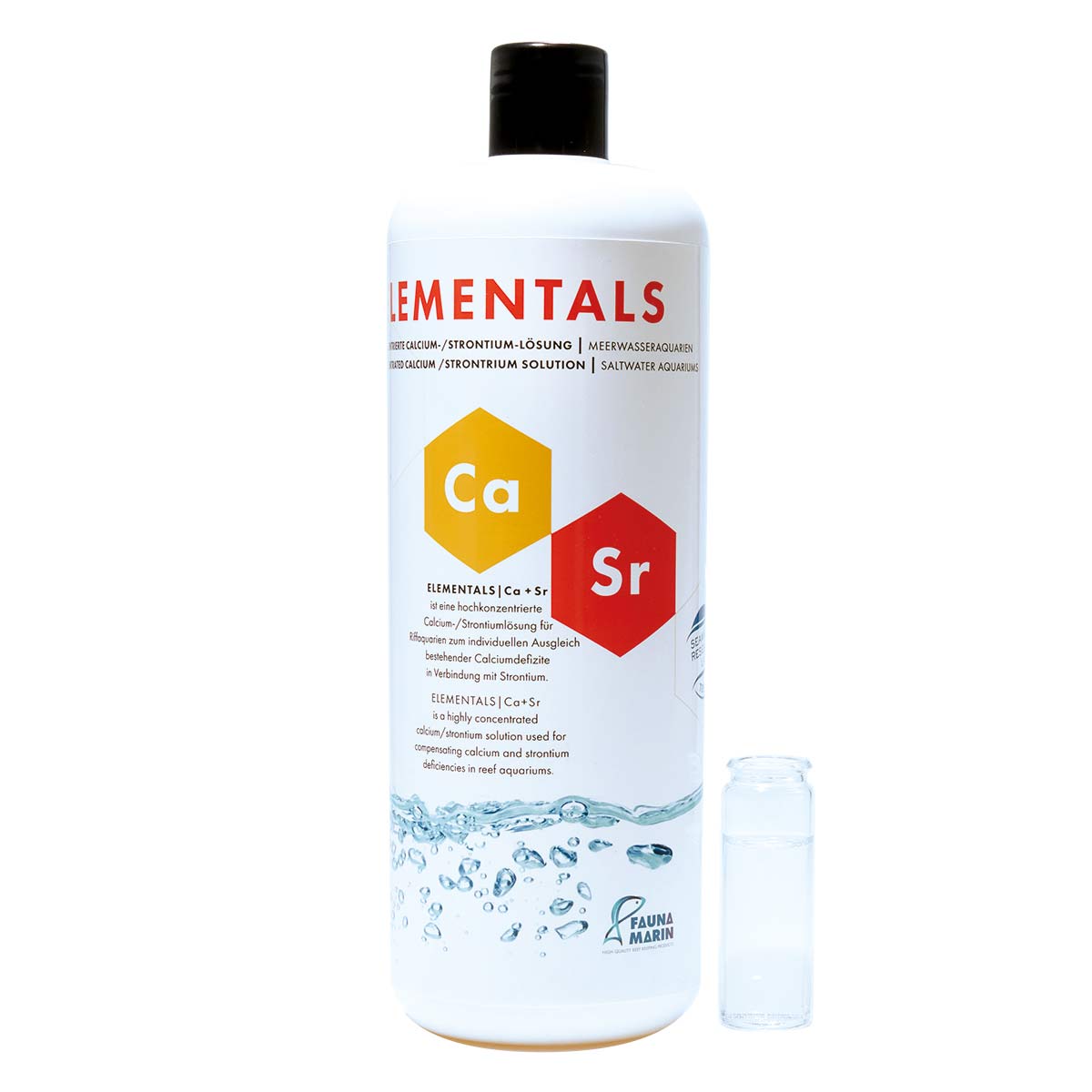 Fauna Marin ELEMENTALS Ca + Sr 1000 ml | hochkonzentrierte Calcium-/Strontiumlösung