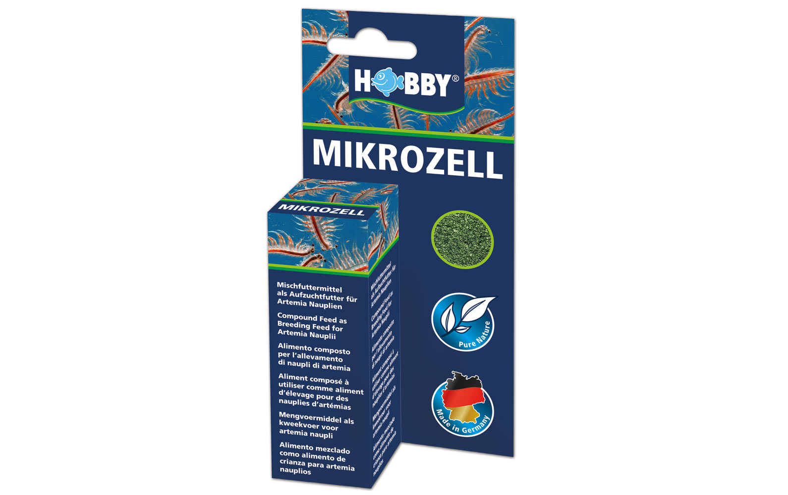 Hobby Mikrozell 20 ml / 22 g Aufzuchtfutter für Artemia Nauplien