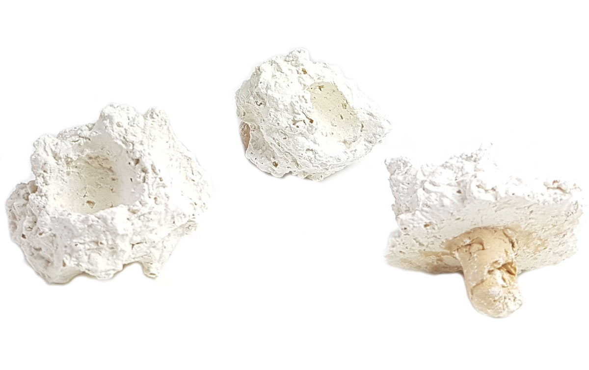 Ablegersteine mit Stift am Fuß für Lichtrasterplatten
