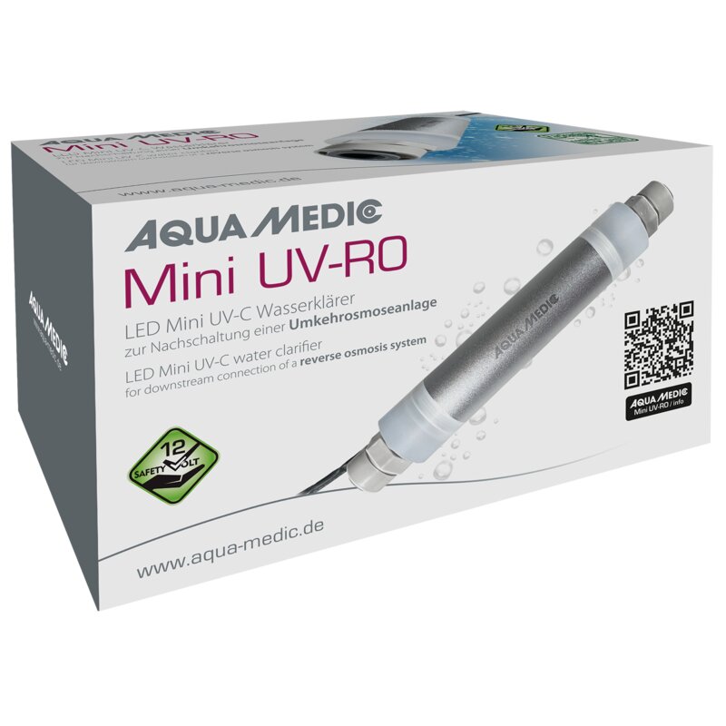 Aqua-Medic Mini UV-RONeu LED Mini UV-C Wasserklärer zur Nachschaltung einer Umkehrosmoseanlage