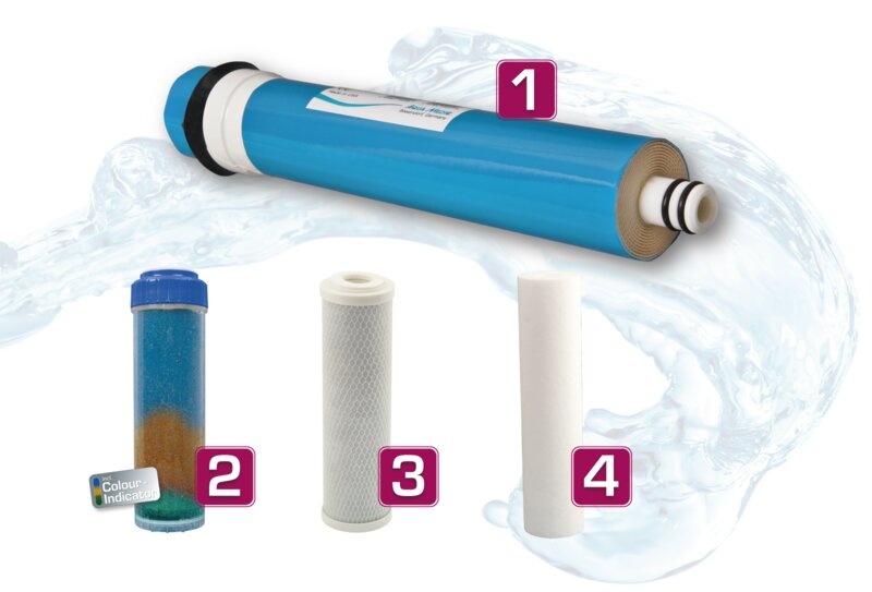 Aqua-Medic platinum line 800 – Umkehrosmoseanlage 800 l/Tag mit Druckerhöhungspumpe