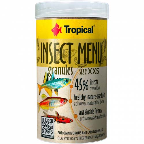 Tropical Insect Menu Granules Size XXS 100 ml / 64 g