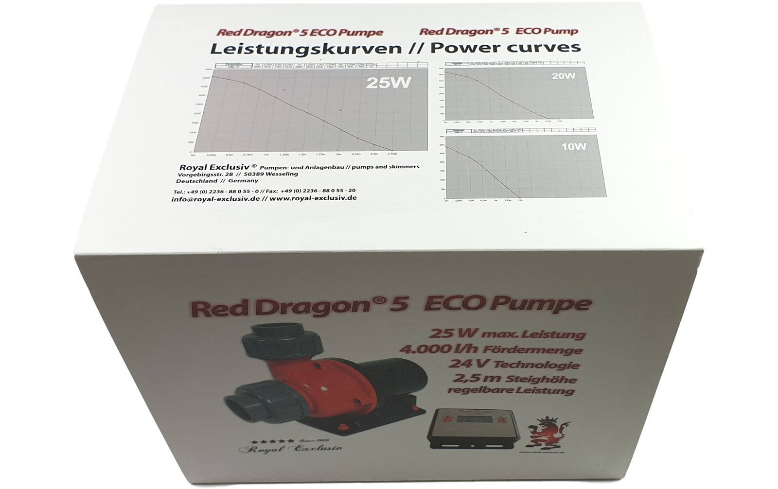 Bild von Royal-Exclusiv Red Dragon® 5 ECO 25 Watt 4,0m³