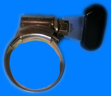 Schlauchschelle mit Flügelrad 8-12 mm