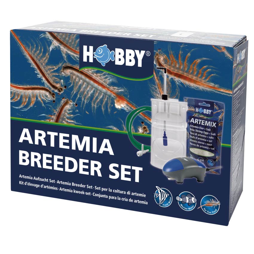 Hobby Artemia Breeder Set komplett mit Pumpe, Salz, Eiern, Schlauch, Pipette