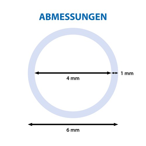 Bild von PVC Aquarienschlauch 4/6 mm Grau 10 m