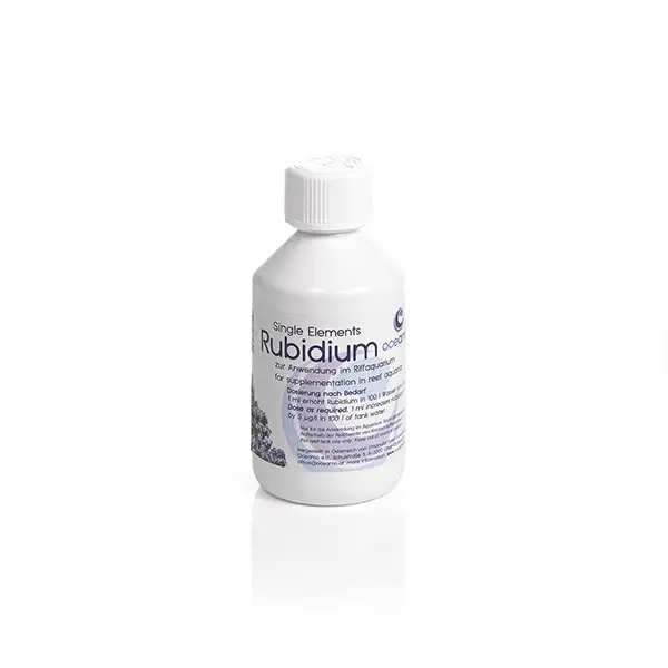 Oceamo Single Elements Rubidium (Rb) 250 ml – Rubidiumlösung für Riffaquarien