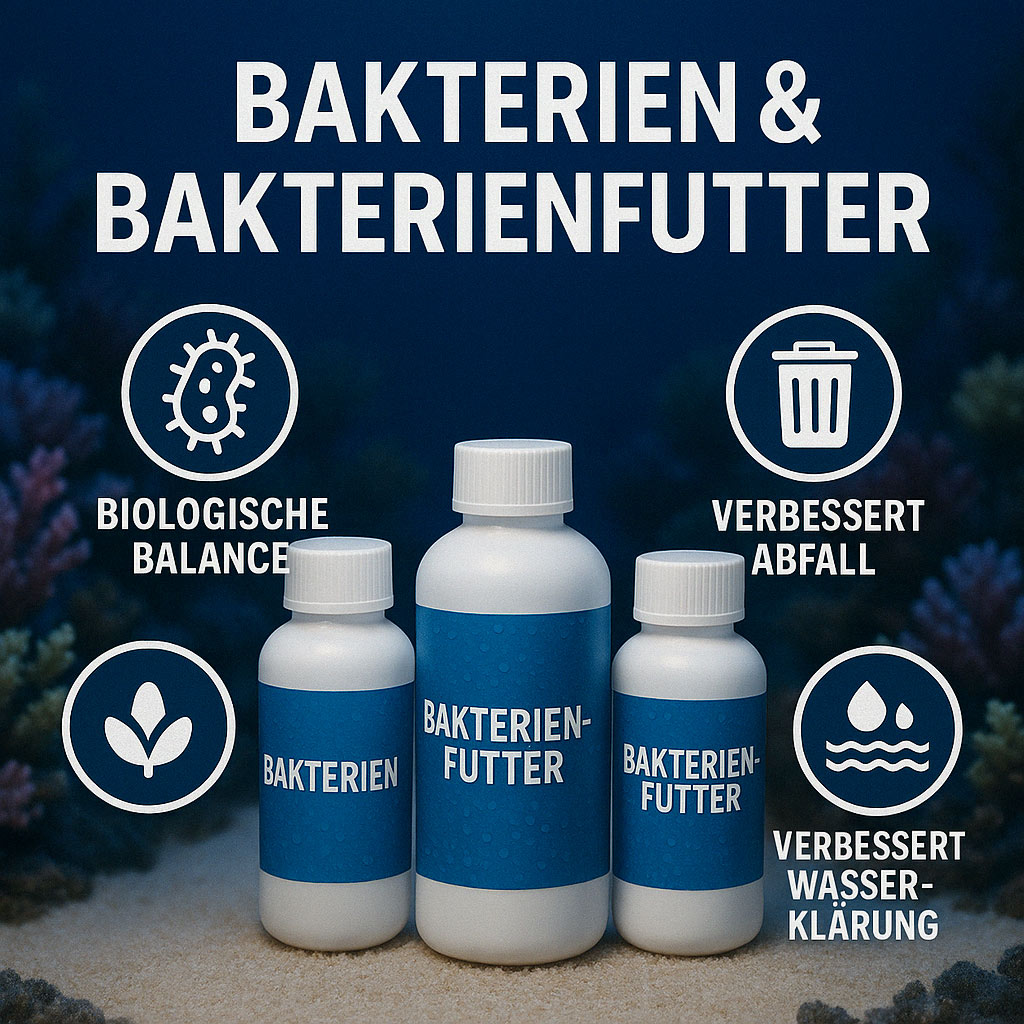 Kategorie Bakterien & Bakterienfutter für Meerwasseraquarien Kategorie Bakterien & Bakterienfutter für Meerwasseraquarien