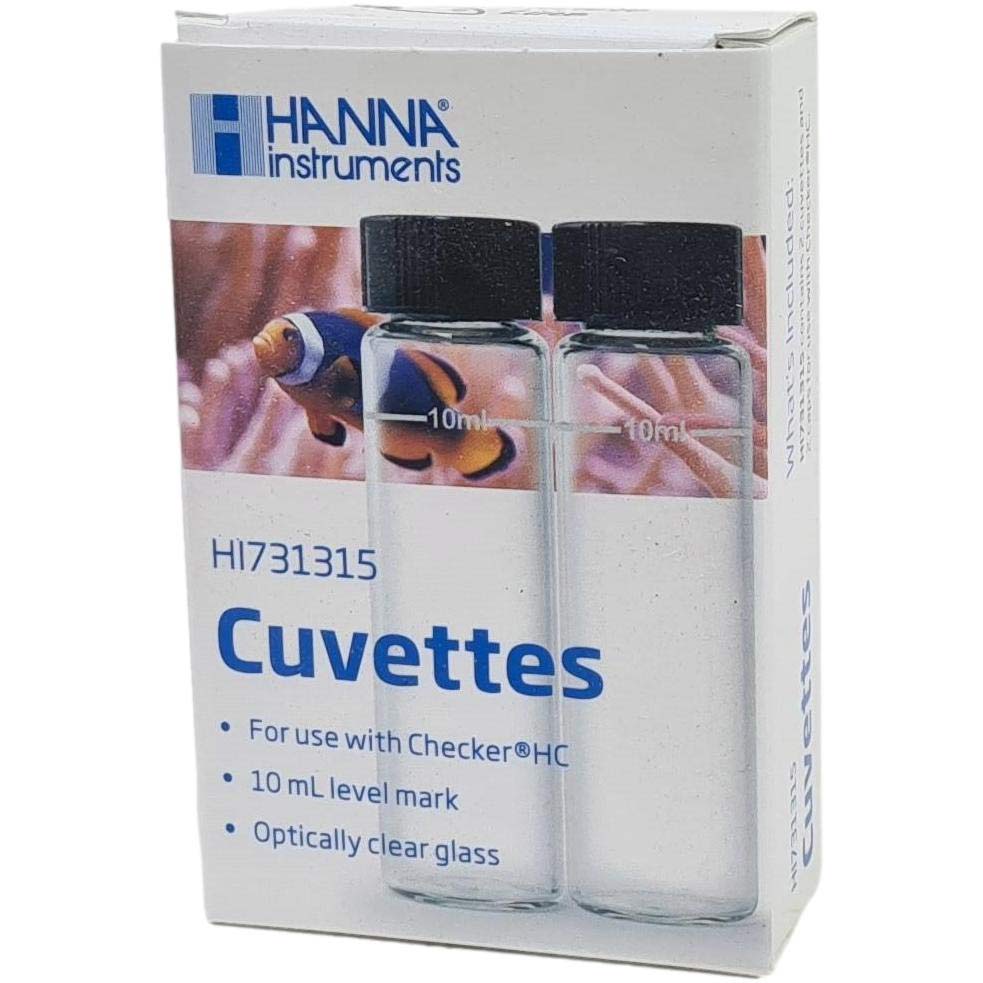 Hanna HI731315 | 2 Messküvetten aus Glas mit Deckel