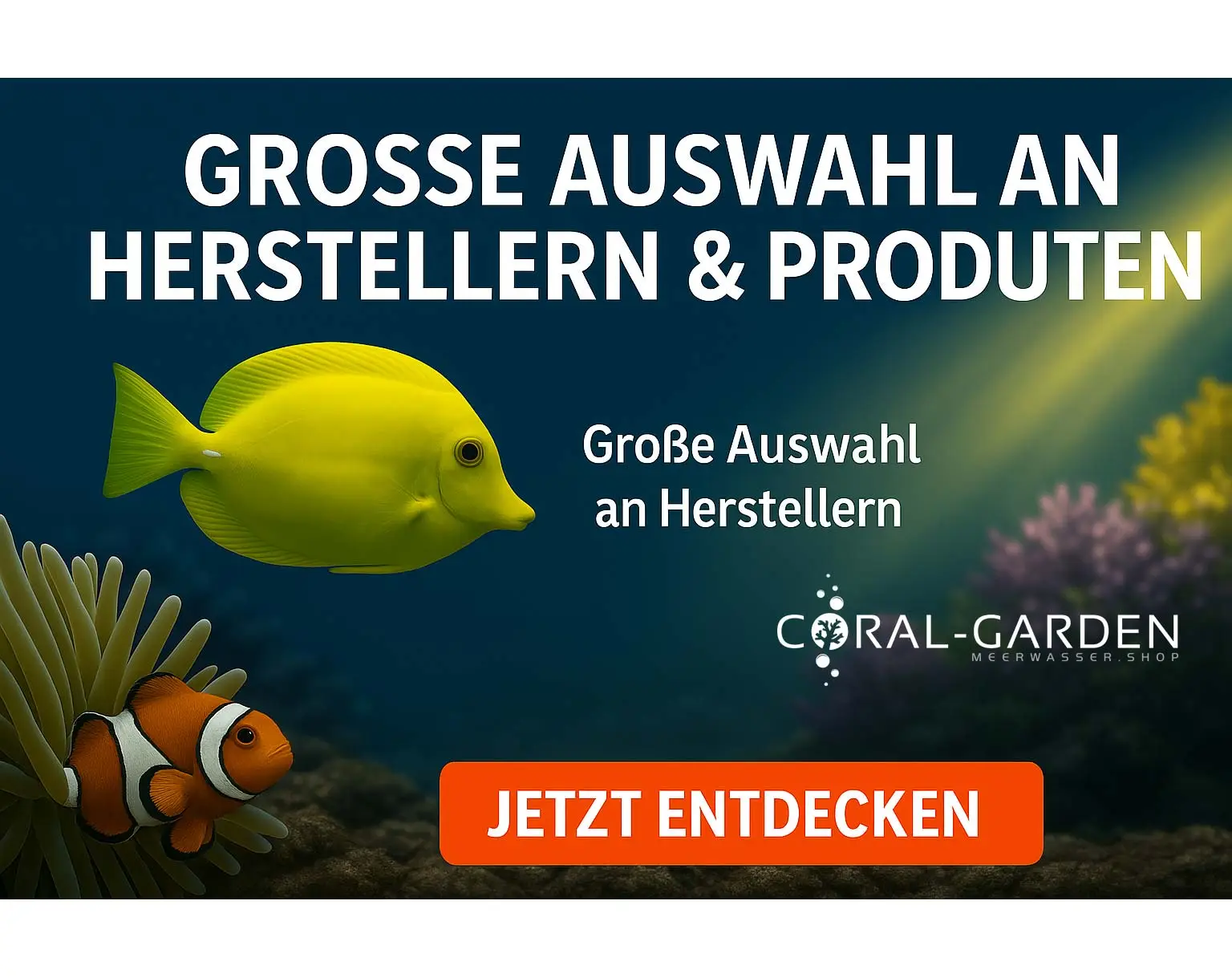 Bild zur Hersteller Auswahl im Meerwasseraquarium Shop