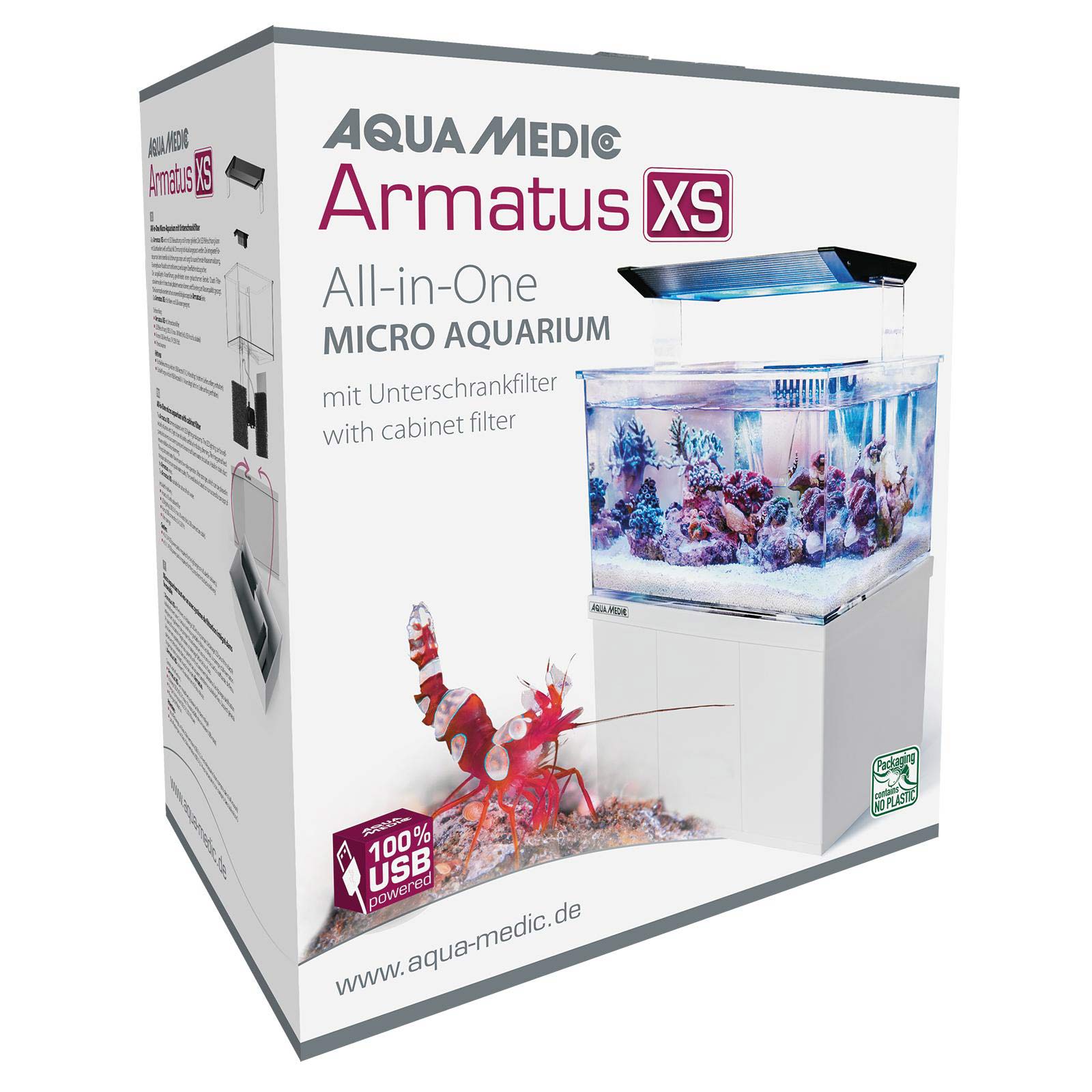 Bild von Aqua-Medic Armatus XS | Micro Süss -/ Meerwasser Aquarium 4 L