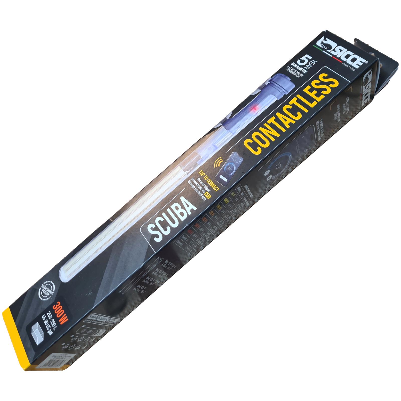 SICCE SCUBA CONTACTLESS 300 W | Smarter Heizstab für Aquarien von 250 - 300 Liter SICCE SCUBA CONTACTLESS 300 W | Smarter Heizstab für Aquarien von 250 - 300 Liter