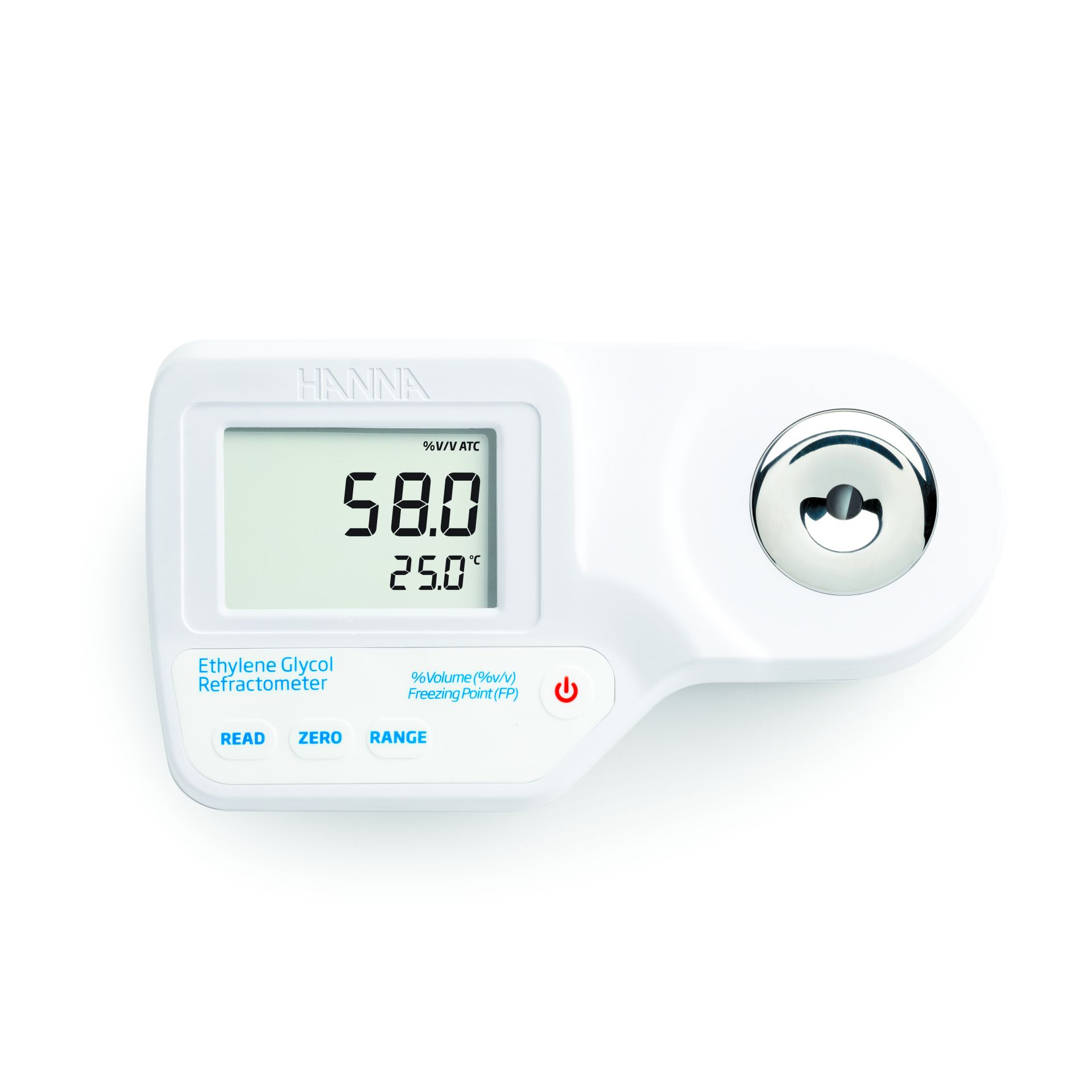 Hanna Instruments HI96831 – Digitales Ethylenglykol-Refraktometer (Gefrierpunkt / Vol%)