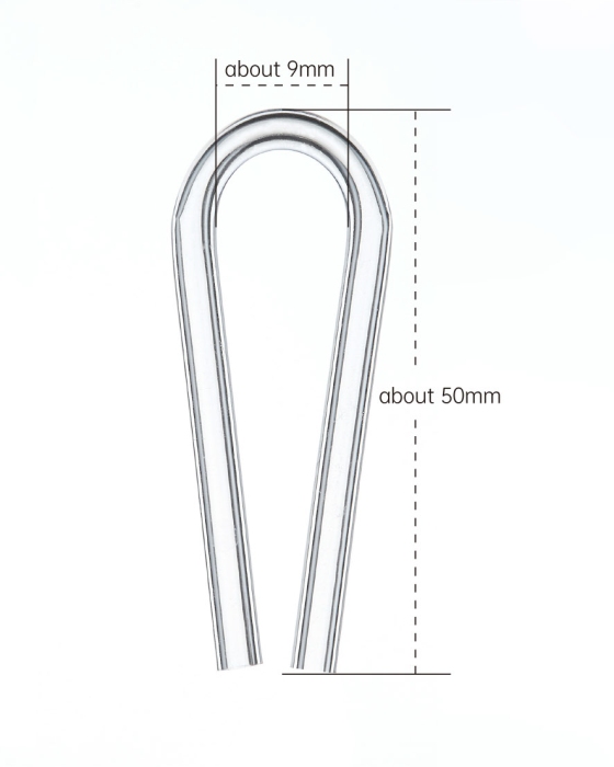 Chihiros U-Clip M Acryl-Schlauchführung (bis 8 mm) 4-teilig