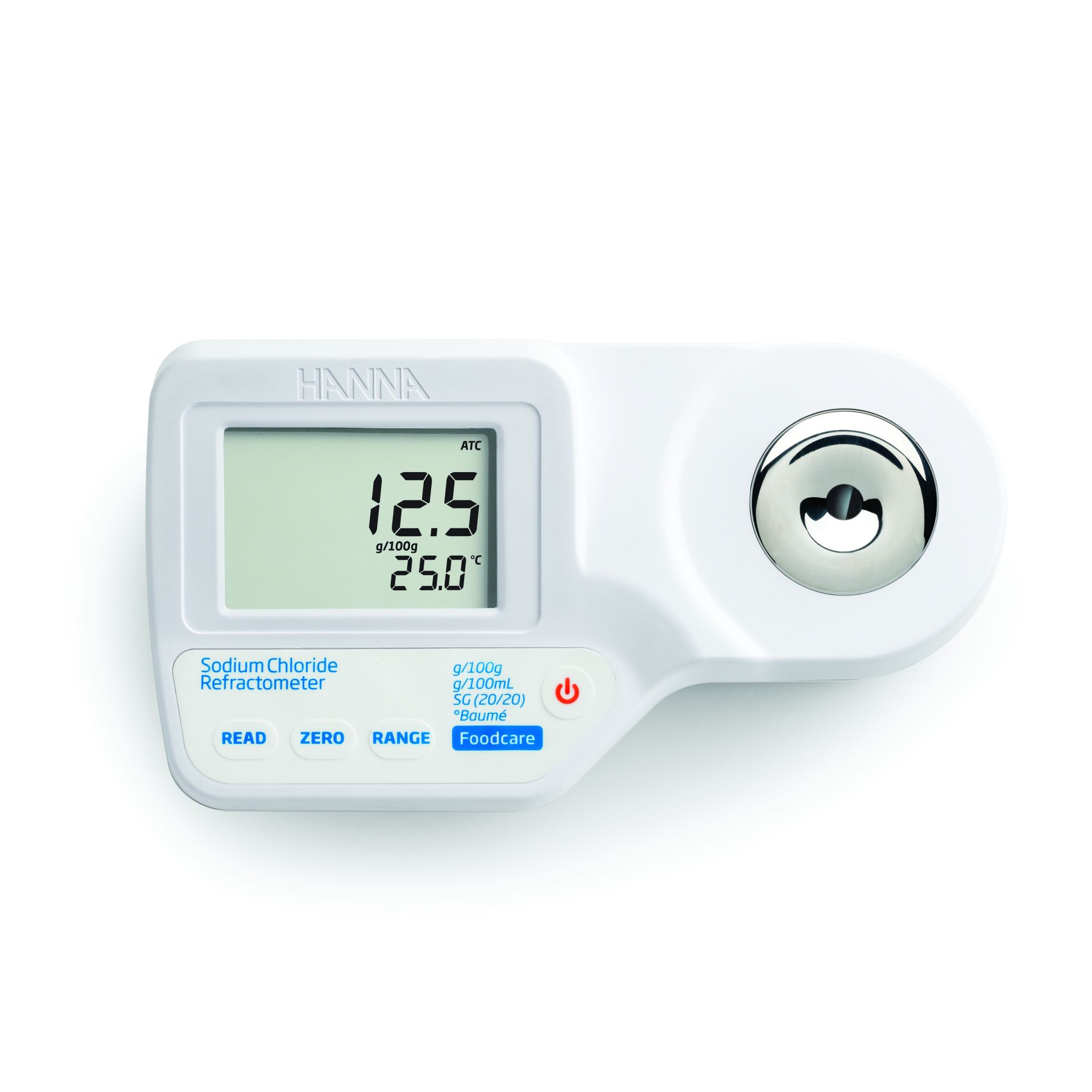 Hanna Instruments HI96821 – Digitales Natriumchlorid-Refraktometer (Salzgehalt wässrig)