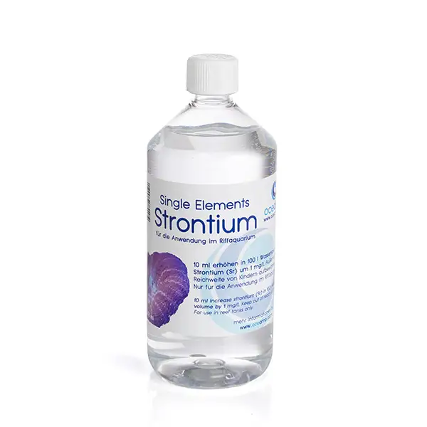 Oceamo Single Elements Strontium (Sr) 1000 ml – Strontiumlösung für Riffaquarien