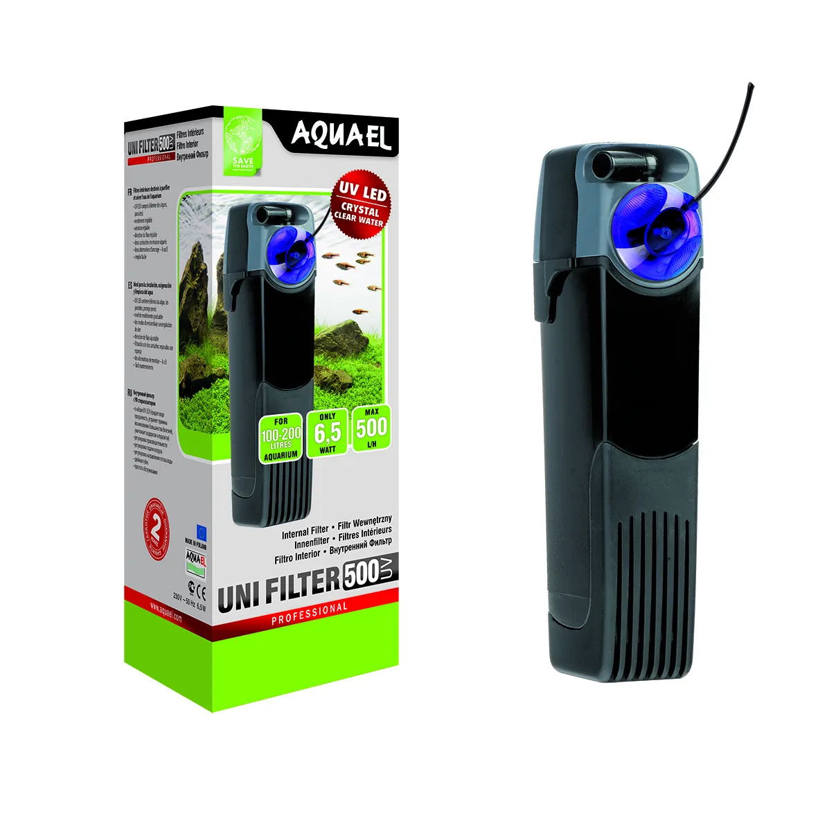 Aquael UniFilter 500 UV Power Aquael UniFilter 500 UV Power