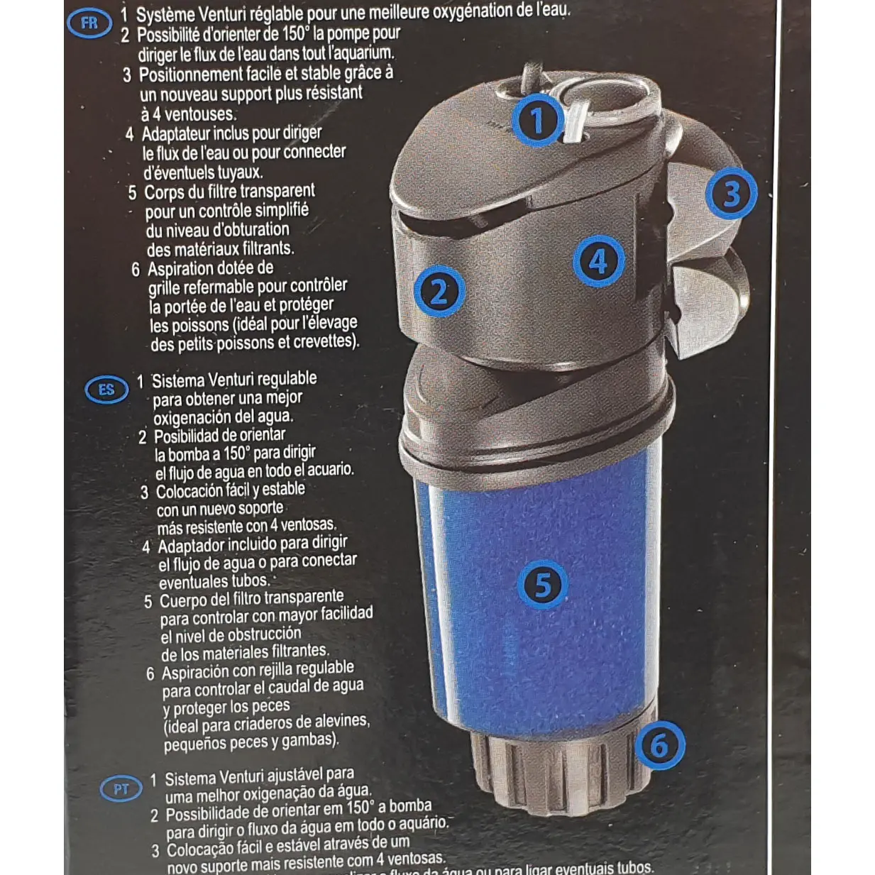 Bild von Sicce Shark ADV 600 l/ Aquarium Innenfilter 8,2 W