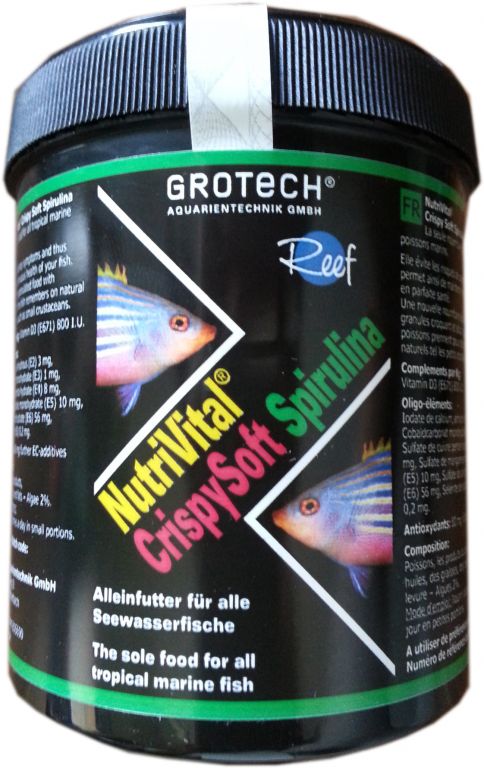 GroTech NutriVital CrispySoft Spirulina 1,4-2,2mm 175 g
