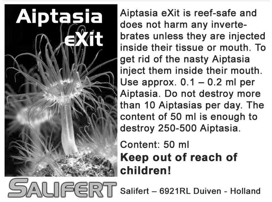 Salifert Aiptasia eXit 50ml gegen Glasrosen