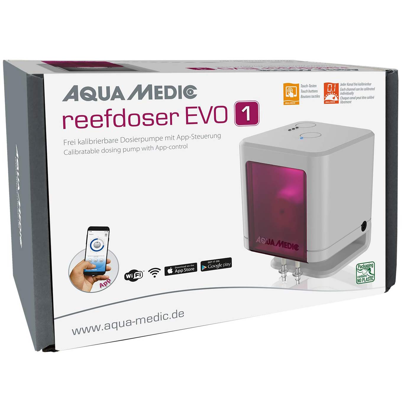 Bild von Aqua-Medic reefdoser EVO 1 | 1-fach Wifi Dosierpumpe