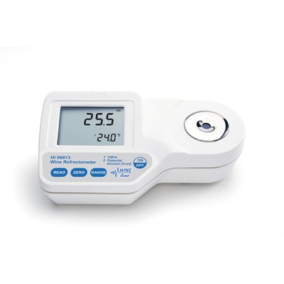 Hanna Instruments HI96816 – Digitales Wein-Refraktometer (% V/V potentieller Alkohol)