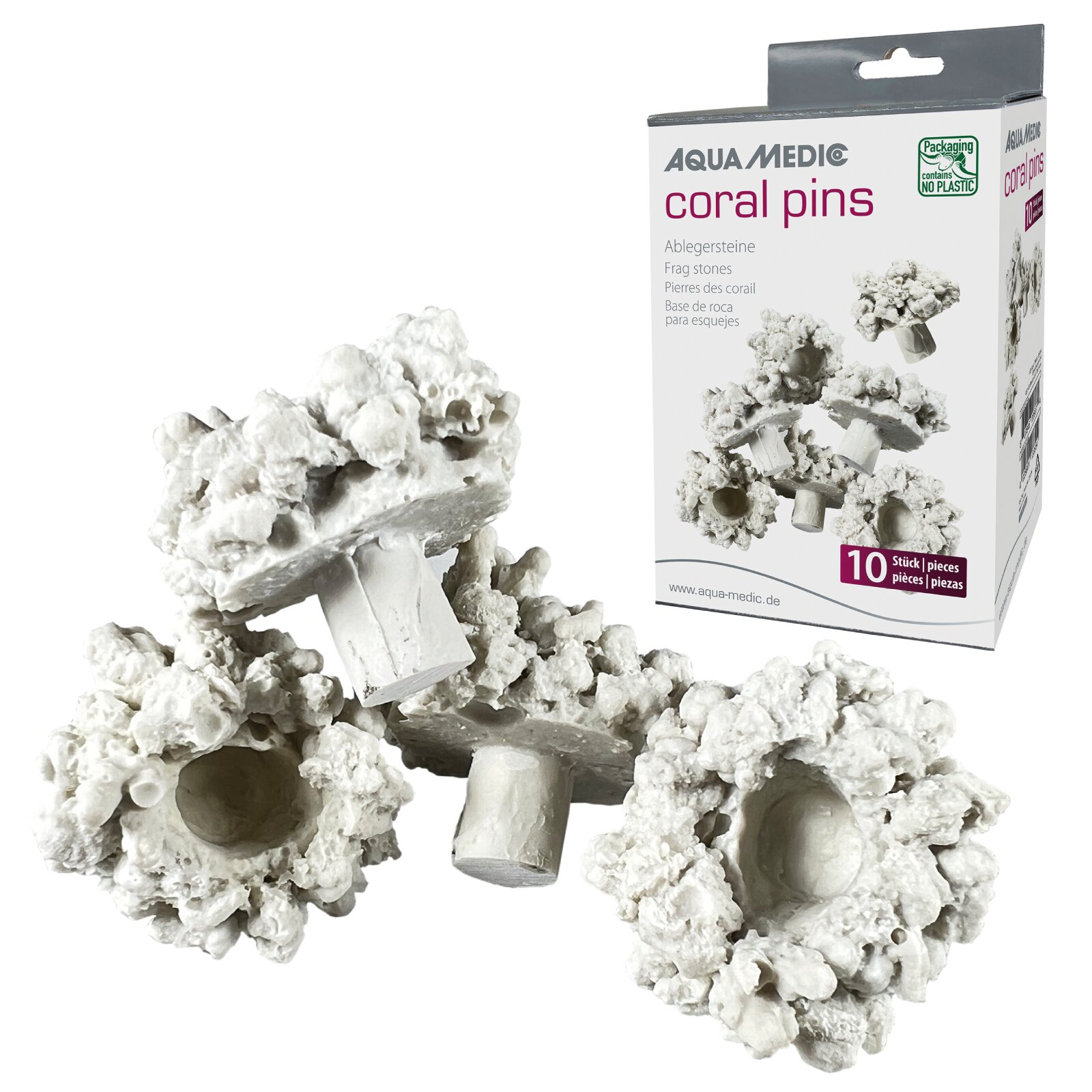 Aqua-Medic Coral Pins 10 St. Ablegersteine