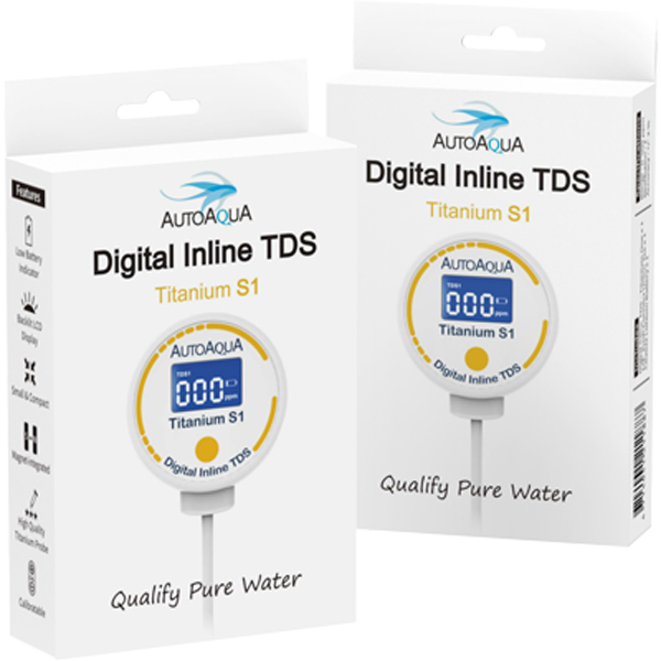 AutoAqua Digital Inline TDS - Titanium S1