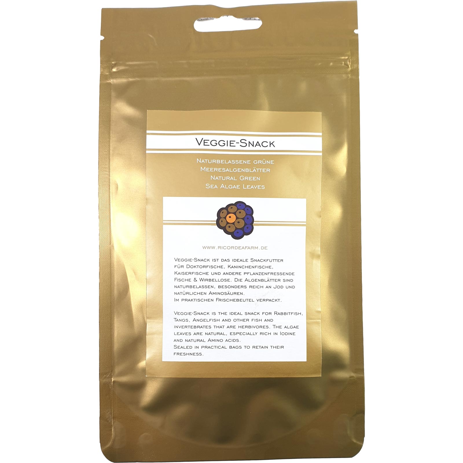 preis-aquaristik-veggie-snack Ricordea Farm Veggie Snack 15 Blätter 100% getrockneter Seetang