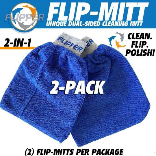 flipper-2-mitt-aqurien-handschuhe Flipper Cleaning Mitt 2 Stück | Reinigungshandschuh