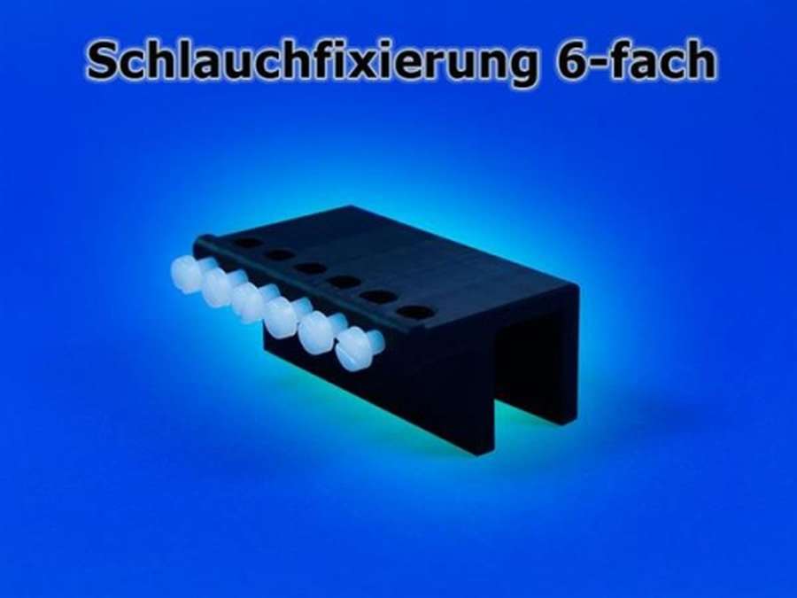 Aqua Connect Schlauchfixierung 6-fach Glaskante