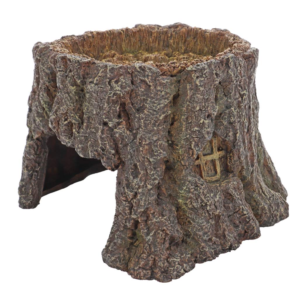 Hobby Trunk Cave 1 | Baumstammhöhlen Nachbildung | 16,5 x 11,5 x 16 cm