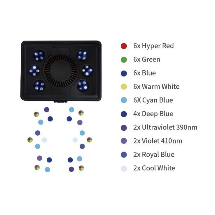 Bild von Maxspect Jump Wifi LED Aquarium Leuchte 65W