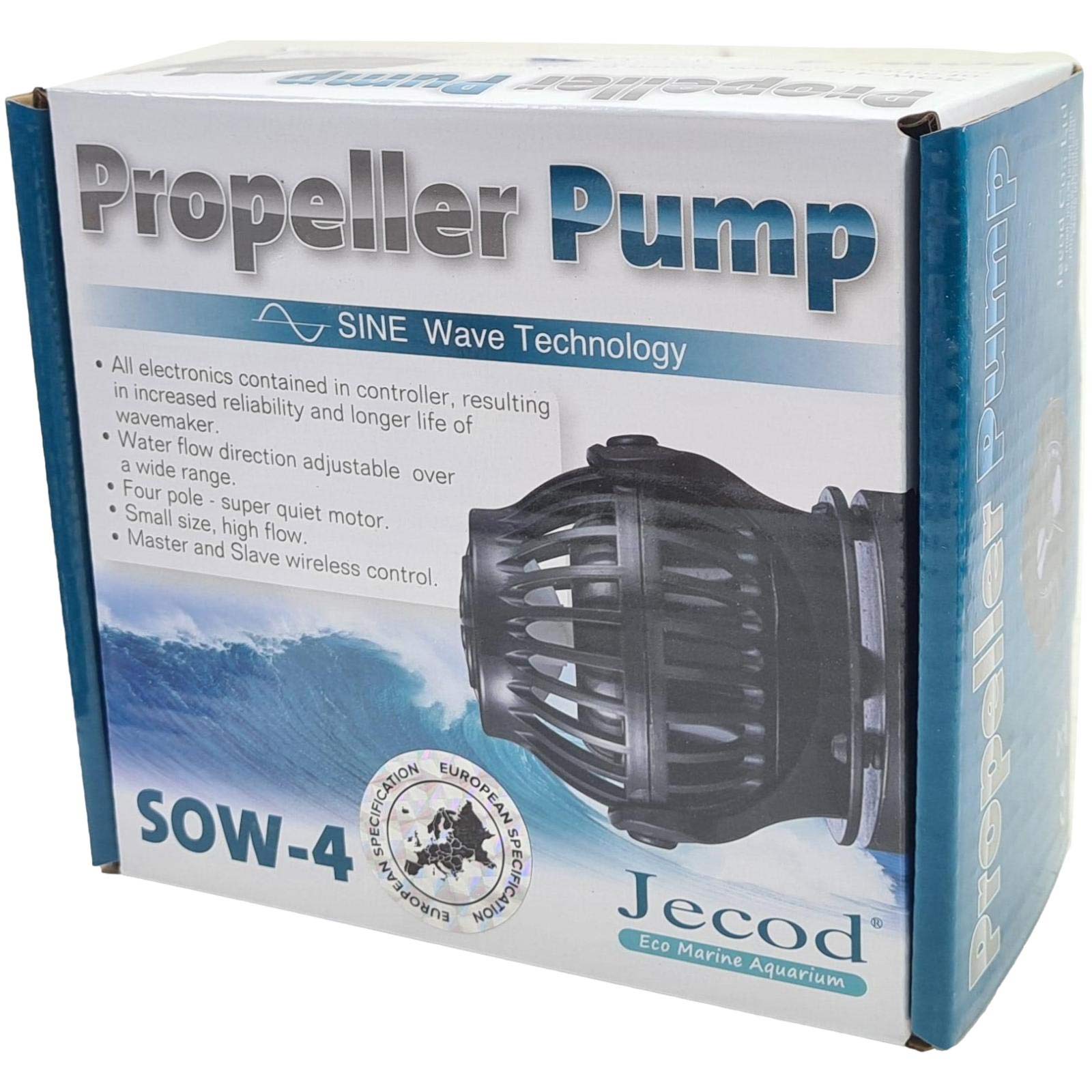 jebao-sow-4-propeller-pumpe Jebao SOW-4 Strömungspumpe regelbar bis 4.000 l/h