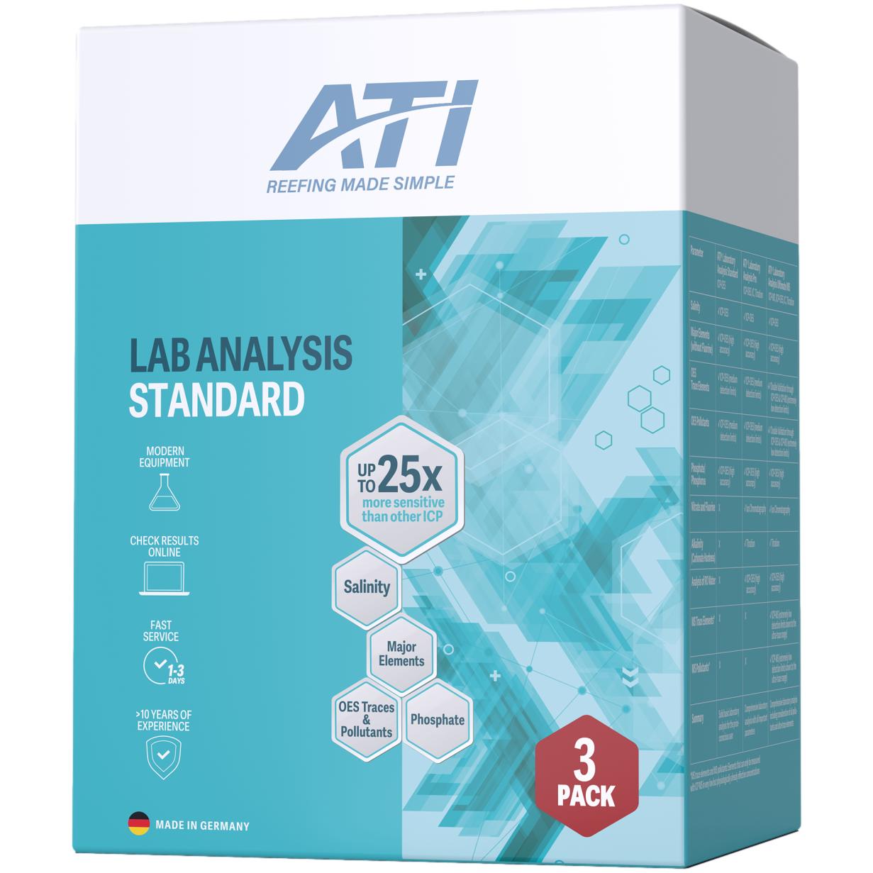 ATI ICP-OES Standard / Basic Analysis 3er Pack