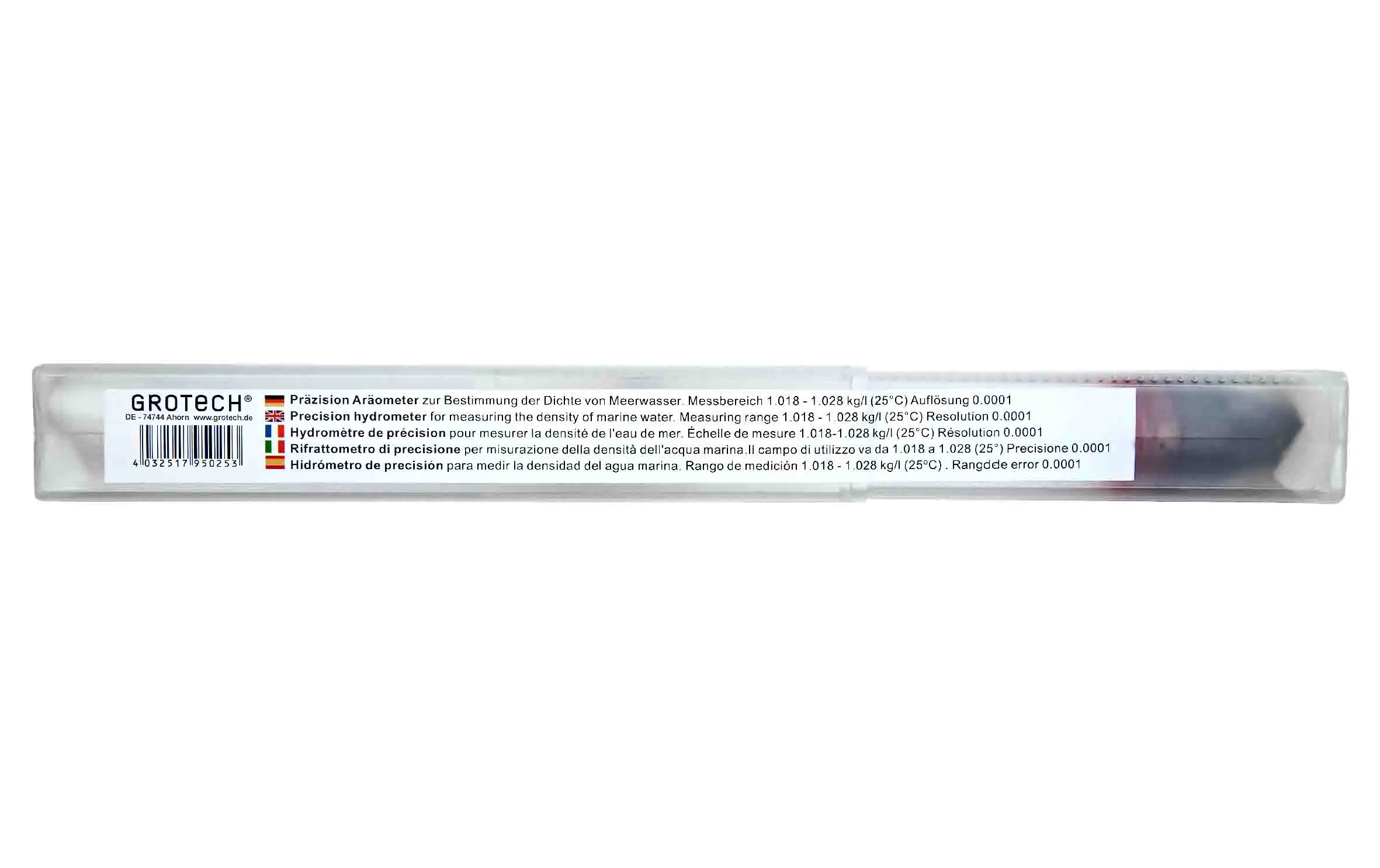Bild von GroTech Präzisions-Aräometer sehr genaue Dichtemessung