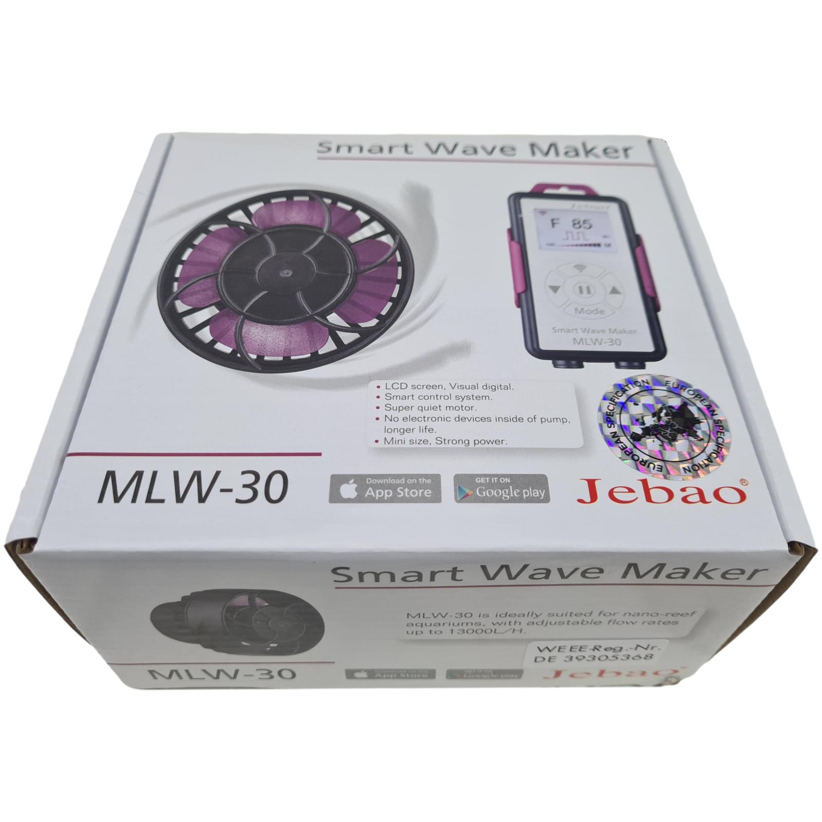 jebao-mlw-30-wave-maker Jebao MLW-30 | Smart Wave Maker | Wifi Strömungspumpe regelbar bis 13.000 l/h