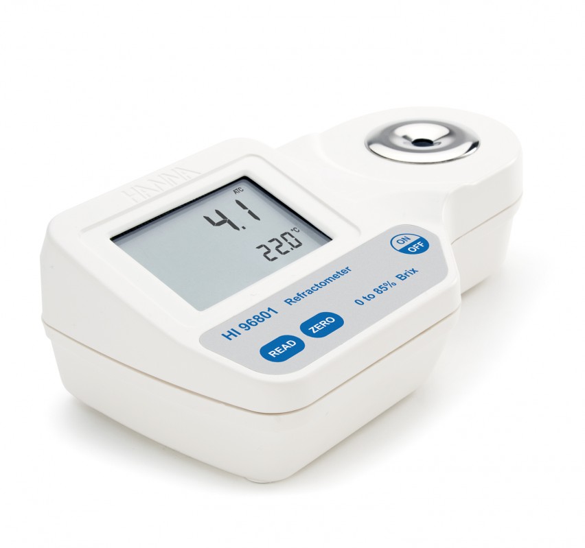 Hanna Instruments HI96801 – Digitales Zucker-Refraktometer (Saccharose / %Brix)