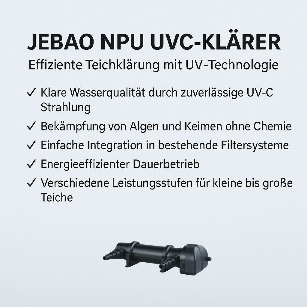 Jebao NPU UVC Klaerer Kategoriebild fpr Jebao NPU UVC Klaerer