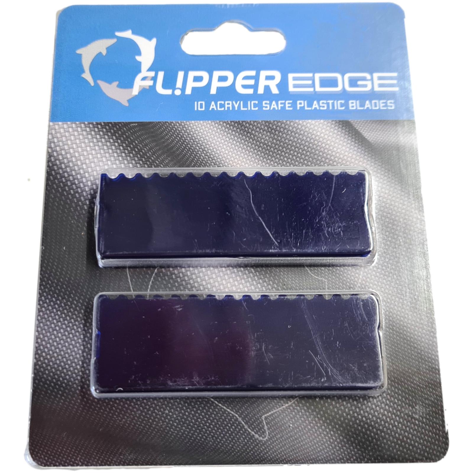 ersatzklingen-plastic-flipper-edge Ersatzklingen (Plastik) Flipper Edge Standard für Acryl Aquarien 10 Stück
