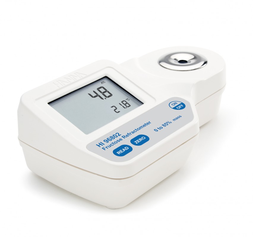 Hanna Instruments HI96802 – Digitales Fructose-Refraktometer (Masse%)