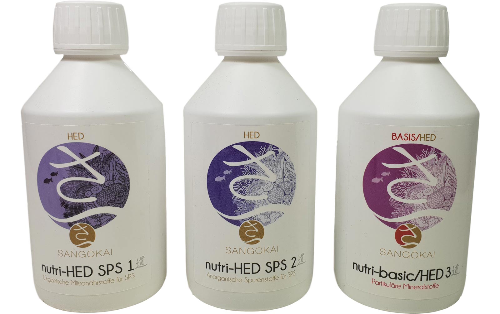 Sangokai nutri-HED SPS 1, 2 und 3 Bundle Sangokai nutri-HED SPS 1, 2 und 3 Bundle