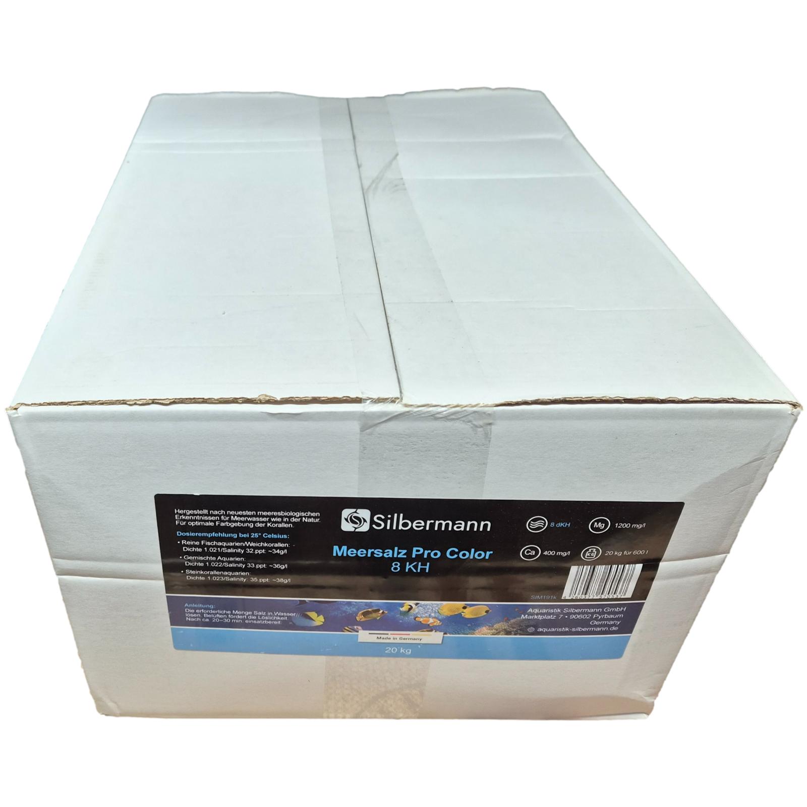 Silbermann Meersalz Pro Color KH 8 – 20 kg