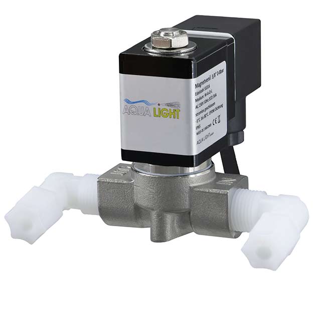 Aqua-Light Magnetventil für Wasser | 4/6 mm Schlauch Anschluss