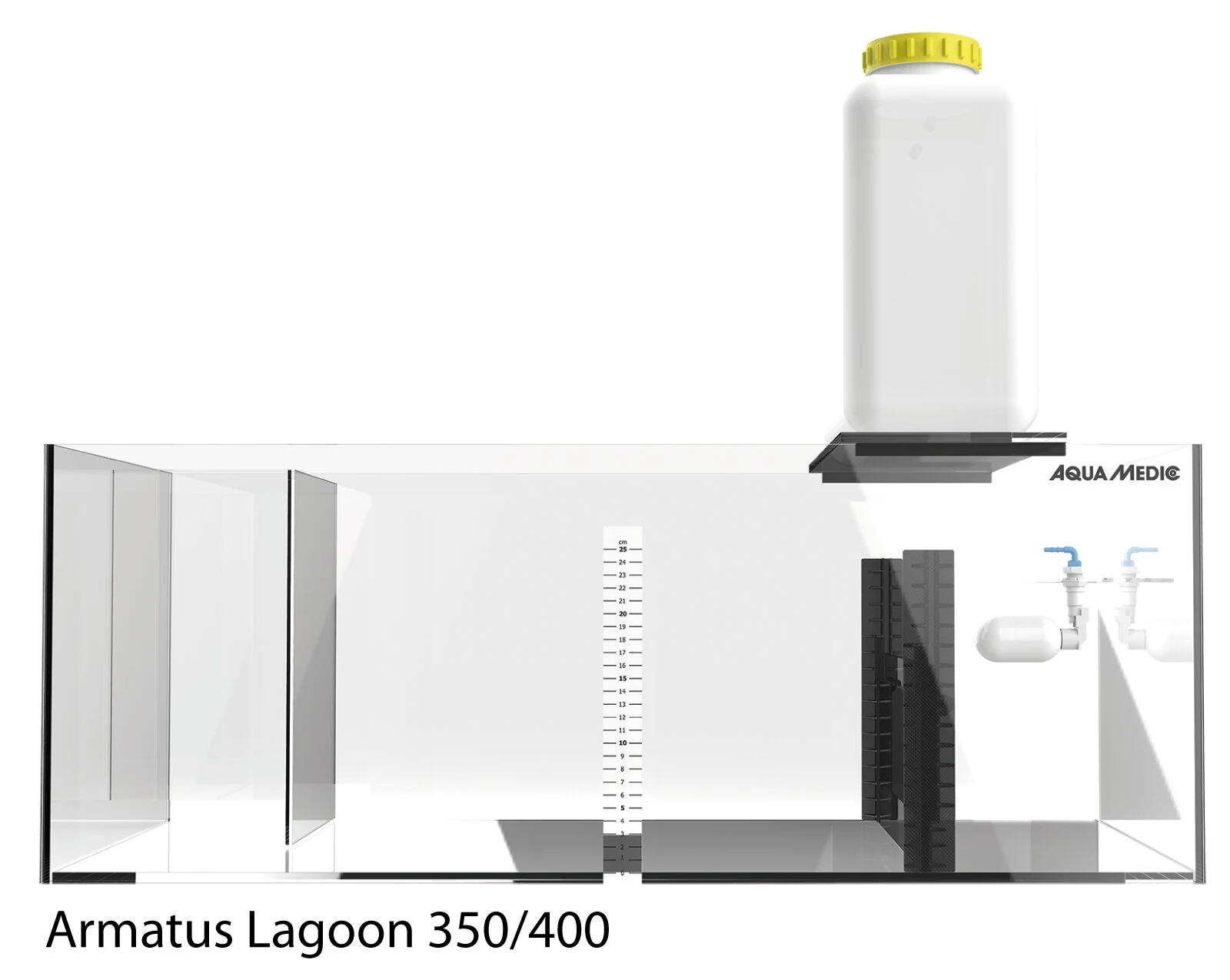 Aqua Medic Armatus Lagoon 350 – Rahmenloses Korallenaquarium mit Unterschrankfiltersystem