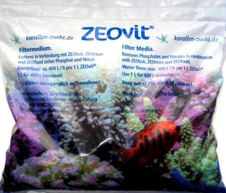 Zeovit Zeolith von Korallen-Zucht Zeovit Zeolith von Korallen-Zucht