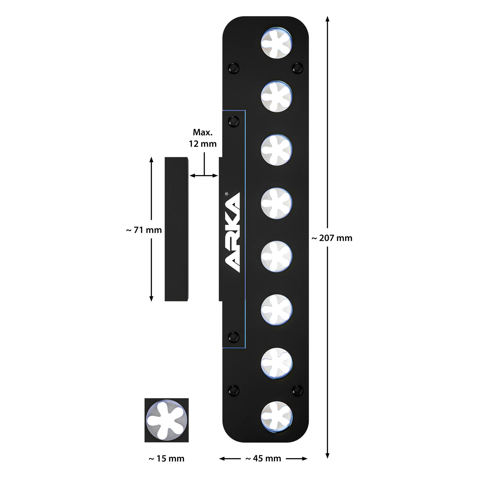 Bild von ARKA® MYREEF®-Frag Rack 8-Loch